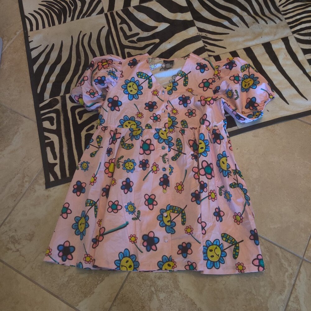 Lazy Oaf Dress size 16 UK new oversized fit
